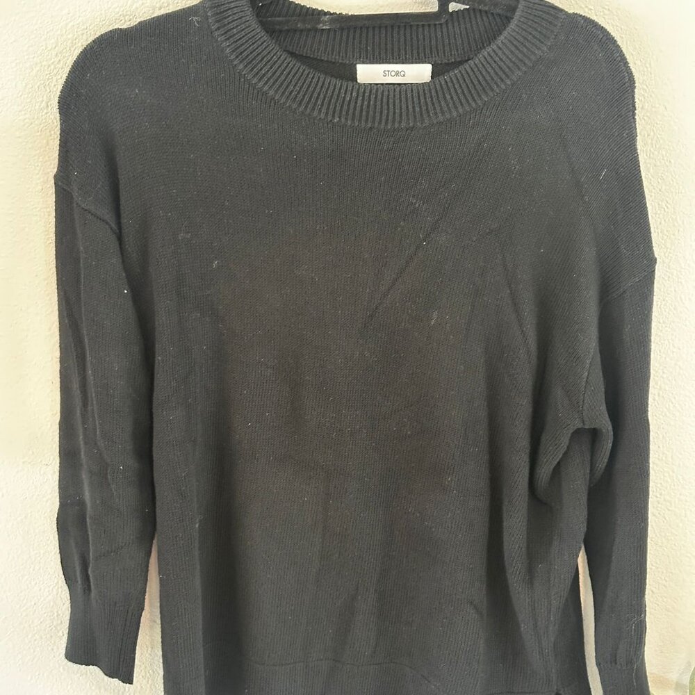 Storq Pima Cotton Sweater XS / S Black